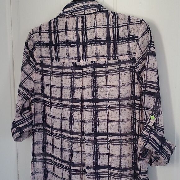 Anthropologie Esley Sheer Button Down Top - Picture 7 of 8